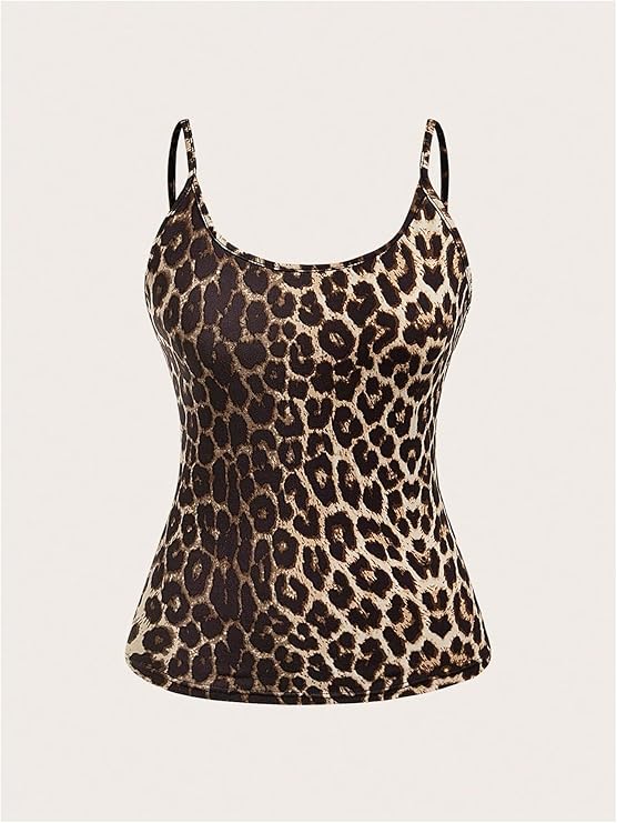 GLAVIL ヒョウ柄キャミソール 80%OFF】キャミソール/ヒョウ柄スカル/レオパード | SPINNS WEB